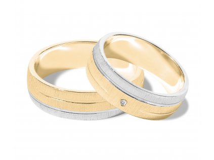 Žluto/bílé zlato