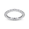 Stříbrný prsten - eternity PT1015