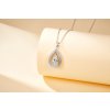 Stříbrný náhrdelník - kapka RT2015