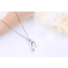 Stříbrný náhrdelník - klíč a zámek RT2027