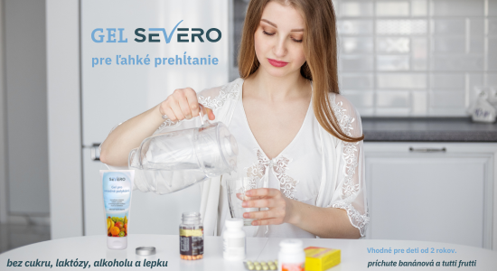 Ešte ste nevyskúšali Severo prehĺtací gél? Uľahčite si užívanie liekov!