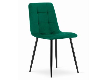 SARA szék - sötétzöld bársony