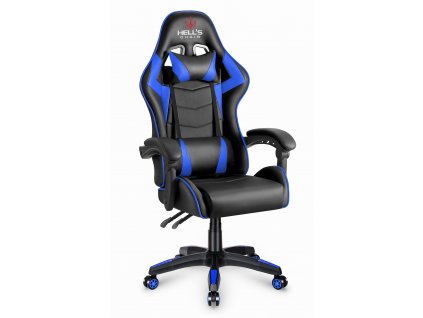 Játékszék Hell's Chair HC-1007 Blue Black