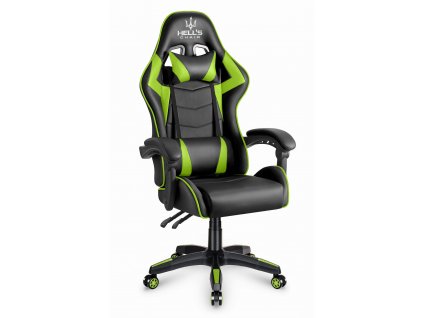 Herná stolička Hell's Chair HC-1007 Green