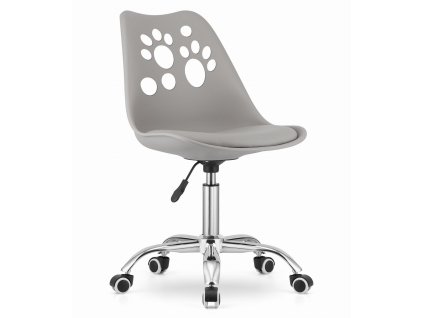 Otočná stolička PRINT - šedá