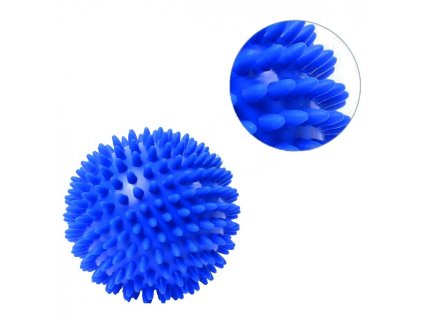 Masážny ježko 9 - cm - modrý