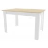 Stôl NP 120x80 dub Sonoma + biely