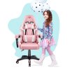 Herná stolička pre deti Hell's Chair HC-1007 KIDS PINK