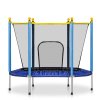 TRAMPOLINA OGRODOWA DLA DZIECI DO DOMU Z SIATKA 140 x 122 CM 7