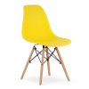 OSAKA žltá stolička / prírodné nohy