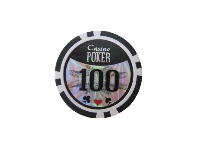 Poker chip Casino POKER hodnota 100