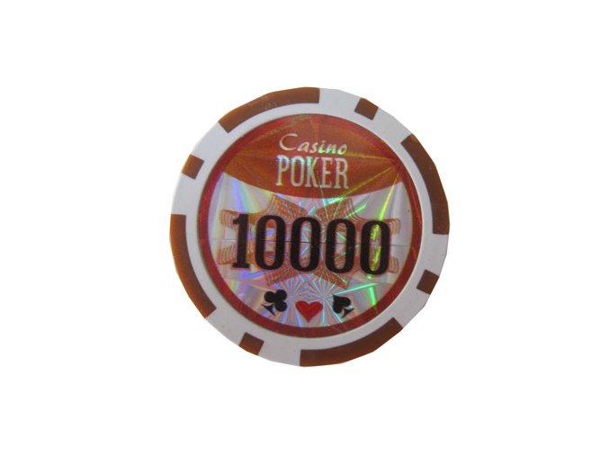 Poker chip Casino POKER hodnota 10 000