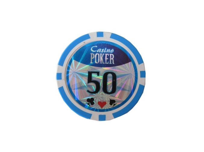 Poker chip Casino POKER hodnota 50