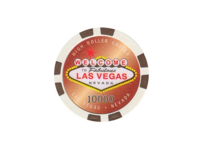 Poker chip HIGHROLLER hodnota 10 000