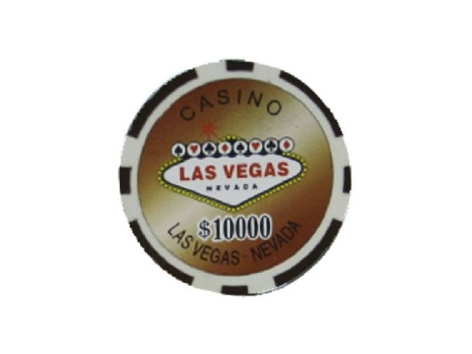 Poker chip LAS VEGAS hodnota 10 000