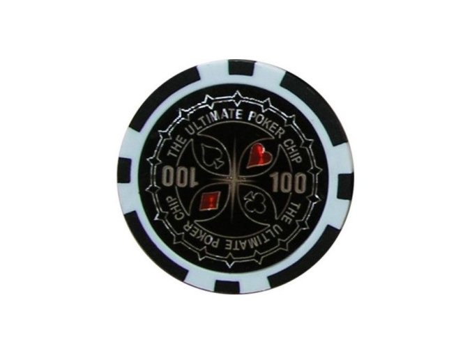 Poker chip ULTIMATE hodnota 100