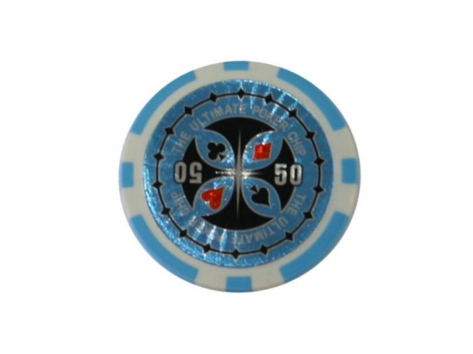 Poker chip ULTIMATE hodnota 50