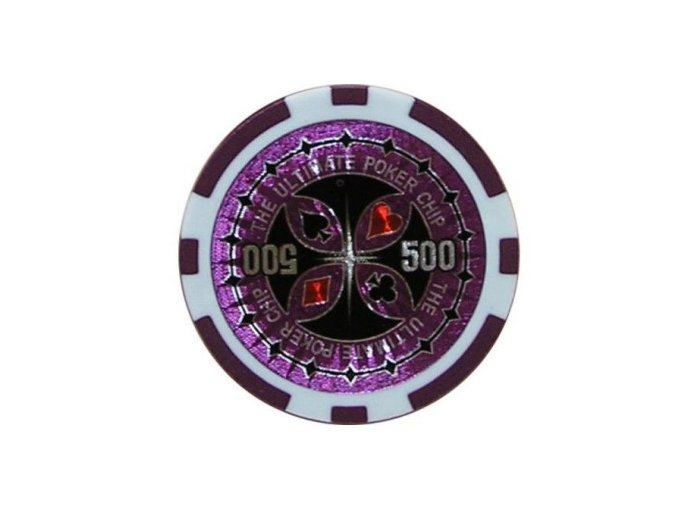 Poker chip ULTIMATE hodnota 500