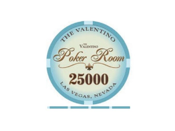 Poker chip VALENTINO hodnota 25 000