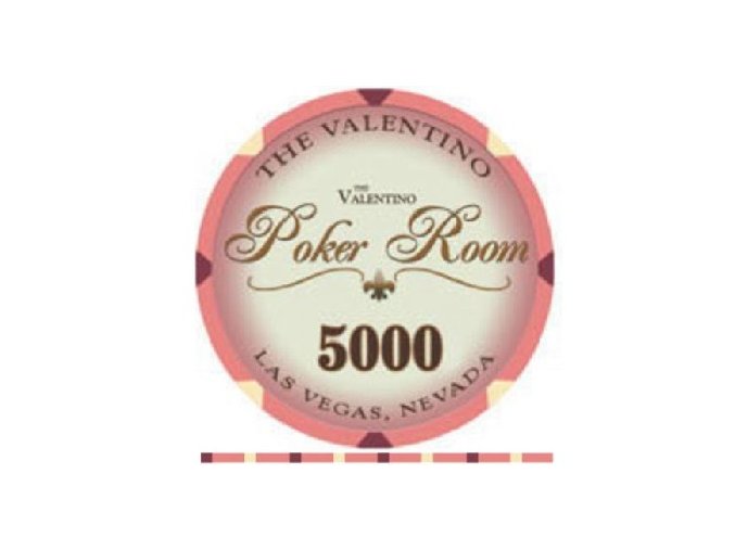 Poker chip VALENTINO hodnota 5 000