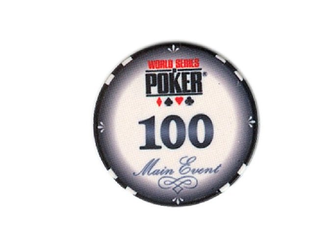 Poker chip WSOP hodnota 100