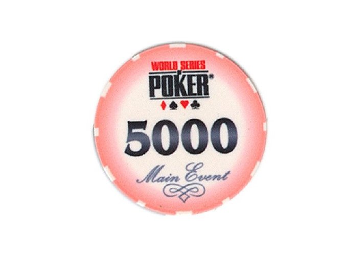 Poker chip WSOP hodnota 5 000