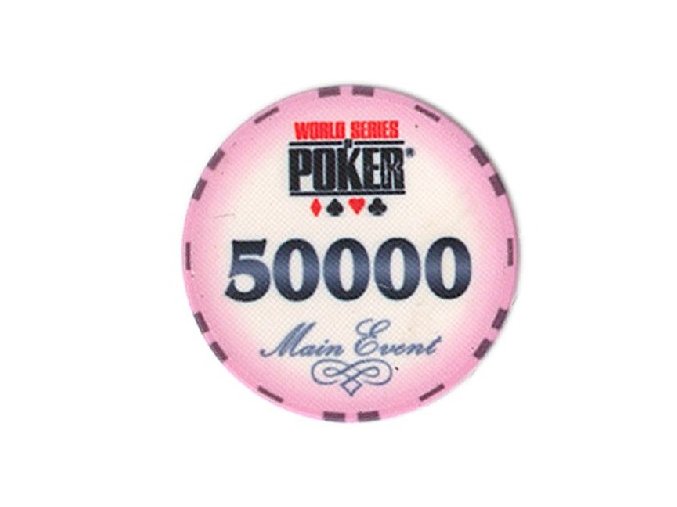 Poker chip WSOP hodnota 50 000