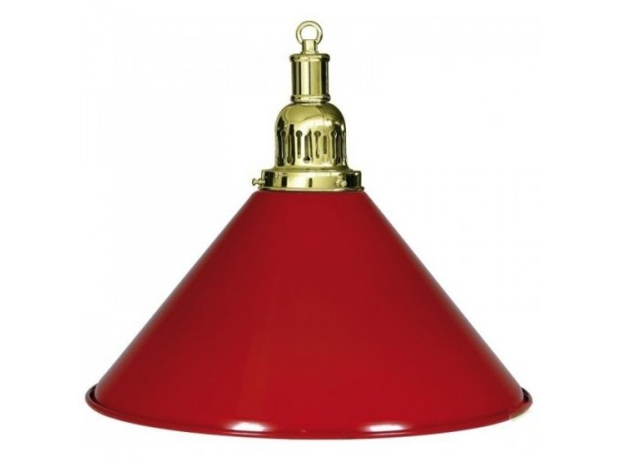 Biliardová lampa červená 1 tienidlo komplet