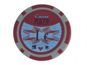 Poker chip cash game hodnota 1€