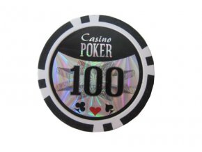 Poker chip Casino POKER hodnota 100