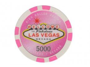 Poker chip HIGHROLLER hodnota 5000
