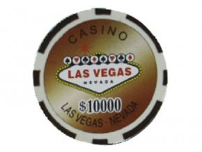 Poker chip LAS VEGAS hodnota 10 000