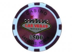 Poker chip LAS VEGAS hodnota 500