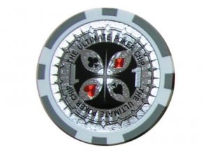 Poker chip ULTIMATE hodnota 1