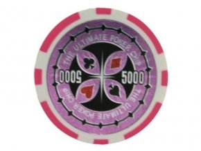 Poker chip ULTIMATE hodnota 5 000