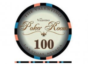 Poker chip VALENTINO hodnota 100