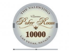 Poker chip VALENTINO hodnota 10 000