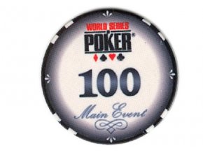 Poker chip WSOP hodnota 100