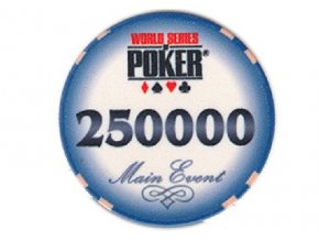 Poker chip WSOP hodnota 250 000