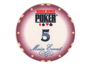 Poker chip WSOP hodnota 5