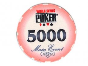 Poker chip WSOP hodnota 5 000