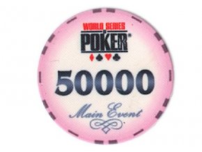 Poker chip WSOP hodnota 50 000