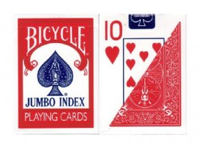 Pokrové hracie karty Bicycle červené veľký index