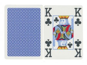 Pokrové hracie karty Copag modré 4x veľký index
