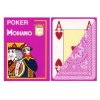 Pokrové hracie karty Modiano ružové veľký index