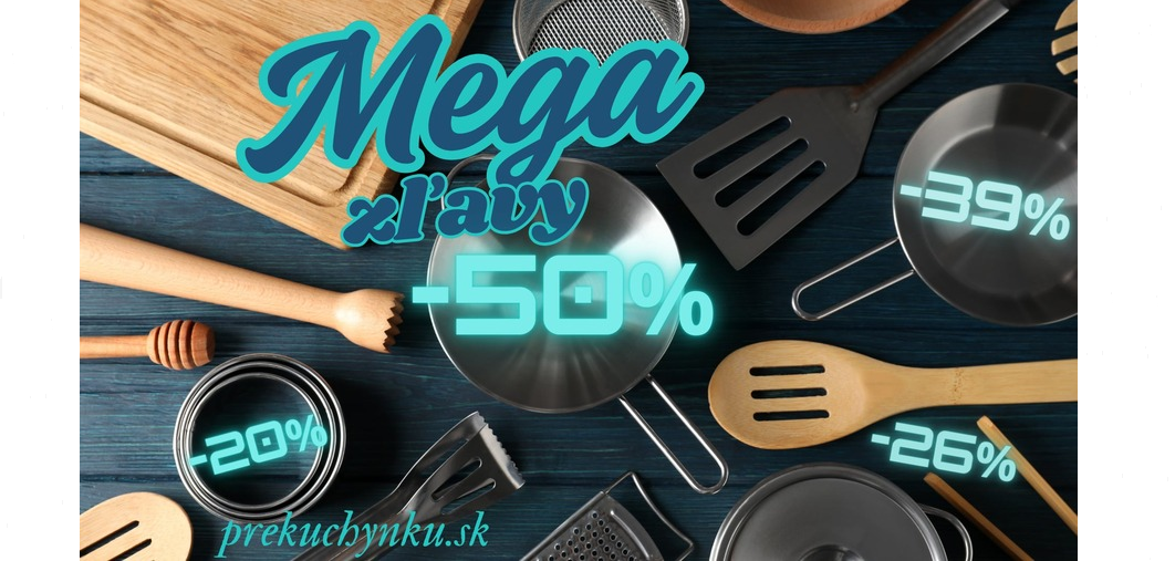 Mega zľavy až do 50 percent