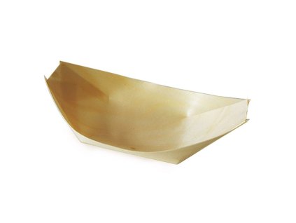 7926 117 fingerfood miska drevena lodicka 21 5 x 11 cm 100 ks