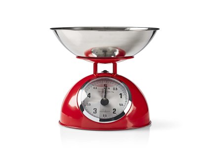 kuchynska vaha nedis retro kasc 110 cervena ie119286085