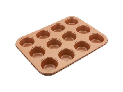 Forma na muffiny LT3092 35,5 x 26,5 cm COPPER, 12 mufinov