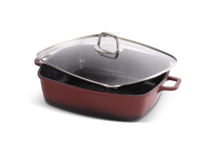 Pekáč LT1286 28 x 28 cm CAST, červený